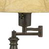 Andrea 22 1/2" High Table Lamps Set of 2 Swing Arm Bronze Brown Traditional view 3