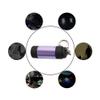 Mini Keychain Flashlight, USB Rechargeable Outdoor Waterproof LED Torch, Portable Super Bright 100 Lumens Pocket Moon Lamp, Multifunctional Emergency Small Flashlight for Hiking Camping Cycling view 2
