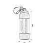 Mini Keychain Flashlight, USB Rechargeable Outdoor Waterproof LED Torch, Portable Super Bright 100 Lumens Pocket Moon Lamp, Multifunctional Emergency Small Flashlight for Hiking Camping Cycling view 3