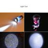 Mini Keychain Flashlight, USB Rechargeable Outdoor Waterproof LED Torch, Portable Super Bright 100 Lumens Pocket Moon Lamp, Multifunctional Emergency Small Flashlight for Hiking Camping Cycling view 4