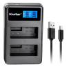 Kastar Dual LCD USB Charger for LP-E8 LPE8 LC-E8E and EOS 550D, EOS 600D, EOS 700D, EOS Rebel T2i, EOS Rebel T3i, EOS Rebel T4i, EOS Rebel T5i Cameras, Grip BG-E8 view 1