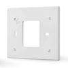 Honeywell Home THP2400A1027W/U Coverplate assembly for Prestige 2-Wire IAQ Thermostat, White view 2