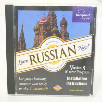 Learn Russian Now Version 8 Master Program CD-ROM RE-N08 Transparent Language