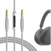 GEEKRIA Audio Cable with Mic Compatible with Sony ULT WEAR, WH-1000XM6/1000XM5/1000XM4, WH-CH720N Headphones, 3.5mm Replacement Stereo Cord with Inline Mic and Volume Control (4ft / 1.2m) view 1