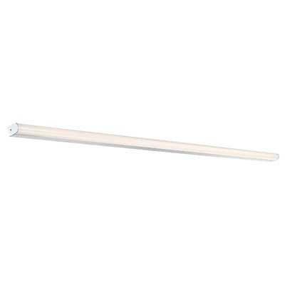 WAC Lighting dweLED, Slim Nightstick 60in LED Bathroom Vanity or Wall Light 3000K in Brushed Aluminum