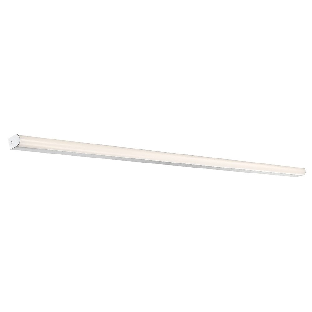 WAC Lighting dweLED, Slim Nightstick 60in LED Bathroom Vanity or Wall Light 3000K in Brushed Aluminum