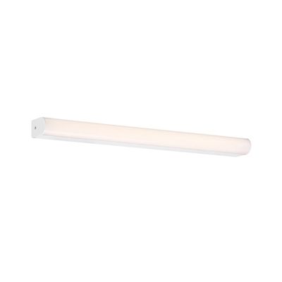 WAC Lighting dweLED, Slim Nightstick 18in LED Bathroom Vanity or Wall Light 3000K in Brushed Aluminum