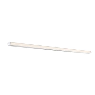 WAC Lighting dweLED, Slim Nightstick 48in LED Bathroom Vanity or Wall Light 3000K in Brushed Aluminum