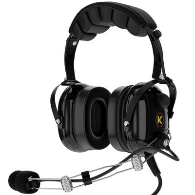 P1 Aviation Pilot Headset for Student Pilots Flight Schools Flight Instructors Features 24 db PNR Rating, Noise Canceling Microphone, Acoustic Foam Ear Cups, AUX Port Input with GA Dual Plugs