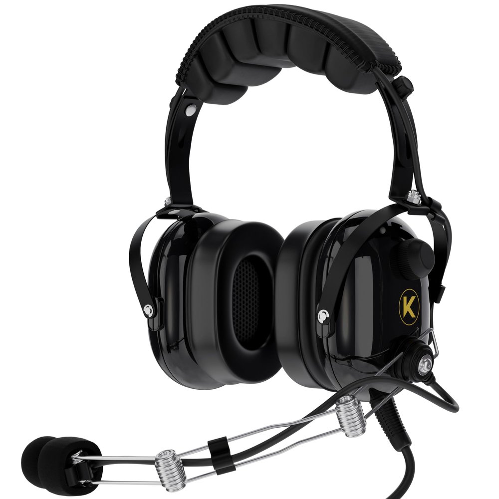 P1 Aviation Pilot Headset for Student Pilots Flight Schools Flight Instructors Features 24 db PNR Rating, Noise Canceling Microphone, Acoustic Foam Ear Cups, AUX Port Input with GA Dual Plugs