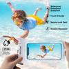 ProCase 2 Pack Waterproof Phone Pouch, Underwater Phone Case Up to 7", Dry Bag for iPhone 17 Air 16 15 14 13 Pro Plus Max, Galaxy S24 S23 S22 Ultra Pixel, Beach Essentials -White & Black view 3