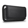 for iPhone Belt Pouch Case, miadore Horizontal Belt Clip Holster [Magnetic Flap] Black Nylon Phone Holder Cover with Belt Loops for iPhone 14 Pro, 14, 13, 13 Pro,iPhone 8 Plus 7 Plus 6S Plus 6 Plus view 1