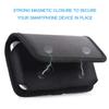 for iPhone Belt Pouch Case, miadore Horizontal Belt Clip Holster [Magnetic Flap] Black Nylon Phone Holder Cover with Belt Loops for iPhone 14 Pro, 14, 13, 13 Pro,iPhone 8 Plus 7 Plus 6S Plus 6 Plus view 4