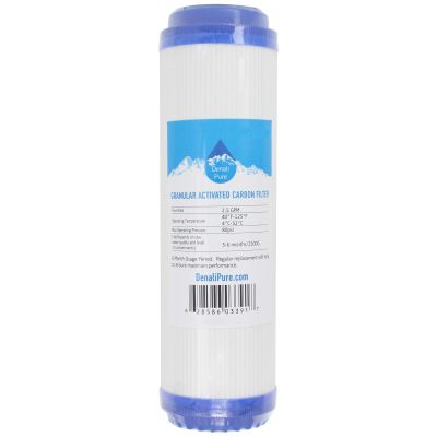 10-Pack Replacement for Aqua Pure SST1 Granular Activated Carbon Filter - Universal 10-inch Cartridge Compatible with SST1 3M Aqua-Pure Whole House Water Filtration System - Denali Pure Brand
