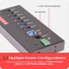 Gearmo 7 Port USB 3.0 Hub w/Surge Protection, 5Gbps Speed, LEDs, Surface & DIN Rail Mounting view 3