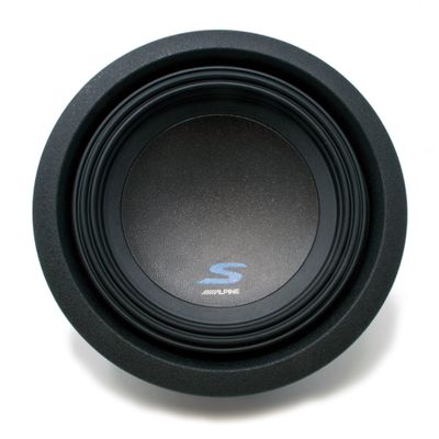 Alpine S-W8D4 8 Inch S-Series Dual 4 Ohm Voice Coil High-Performance Subwoofers
