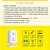 SuperInk 1 Set (1 Sensor,1 Alarm,1 Magnetic Detector) Muti-Function Wireless Welcome Warning Greeting Doorbell PIR Motion Sensor Visitor Alarm Chime Door Bell Infrared Security Smart Alert System Kit view 2