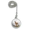 GRAPHICS & MORE Deer Buck at The Fence Ceiling Fan and Light Pull Chain view 1