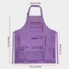 boshiho Painting Apron 9 Pockets Adjustable for petite women view 3