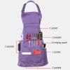 boshiho Painting Apron 9 Pockets Adjustable for petite women view 4