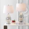 JONATHAN Y Artichoke Table Lamp 25.5" Glass, Mercury Silver, Set of 2 view 4