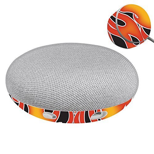 MightySkins Skin Compatible with Google Home Mini - Hot Flames | Protective, Durable, and Unique Vinyl Decal wrap Cover | Easy to Apply, Remove, and Change Styles | Made in The USA