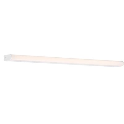 WAC Lighting dweLED, Slim Nightstick 36in LED Bathroom Vanity or Wall Light 3000K in Brushed Aluminum