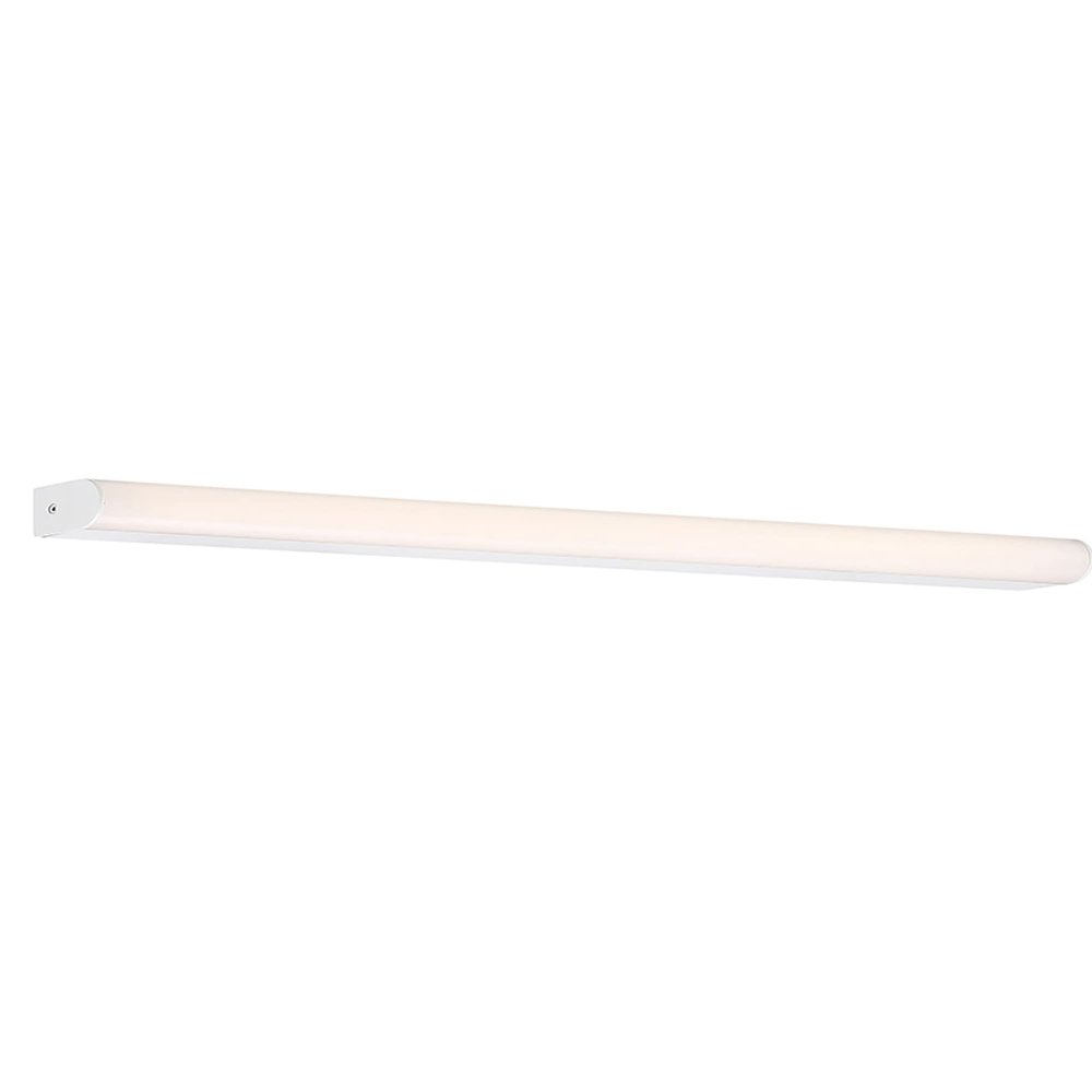 WAC Lighting dweLED, Slim Nightstick 36in LED Bathroom Vanity or Wall Light 3000K in Brushed Aluminum