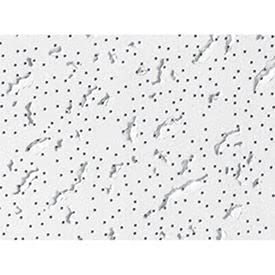 USG Fissured Ceiling Panels, Mineral Fiber, White, 24" x 48"