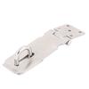 uxcell Door Cabinet Clasp Gate Lock 14cm Latch Hasp Staple Silver Tone view 1