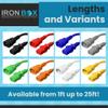 IronBox Electric C14 to C13 Power Cord - 10A/250V, 18/3 AWG SJT - UL Listed IEC Cable & Jumper Cords - Heavy Duty Power Extension Cord for Desktop Computer, Monitor, Projector,PDU & More (10ft, Green) view 4