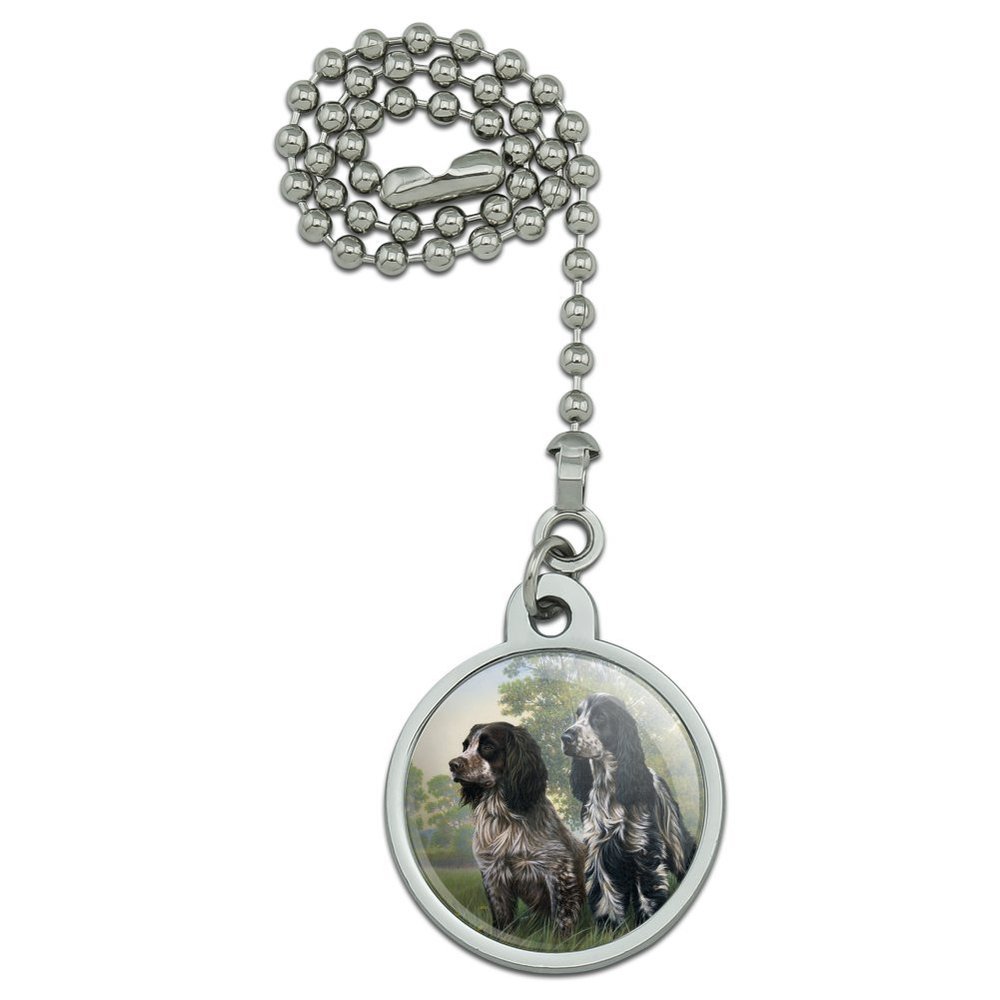 GRAPHICS & MORE Pair of English Cocker Spaniel Dogs Ceiling Fan and Light Pull Chain
