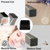 uxcell 40mmx40mm Plastic Square Tube Inserts End Blanking Caps Black 10Pcs view 4