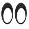 JSP Speaker Adapters Rings 5.25" to 6.5" Compatible with Harley Batwing FLHX FLHT Fairings 96-13 view 1
