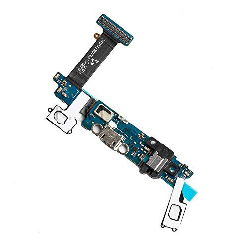 ePartSolution_USB Charger Charging Port Dock Connector USB Port + Mic Flex Cable for Samsung Galaxy S6 SM-G920T/V/A/P/F/I Replacement Part (S6 SM-G920T)