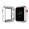Flexible Electroplate TPU Full Protector Case Cover for Apple Watch Series 3 2 1 (Silver, 38mm) view 1