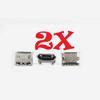 ePartSolution_2X USB Charger Charging Port Dock Connector USB Port for Samsung Galaxy S2 SGH-i777 Replacement Part USA view 2