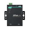 MOXA NPort 5210 w/Adapter 2 Port Serial Device Server, 10/100M Ethernet, RS-232, RJ45 8pin, 15KV ESD, 110V or 230V view 1