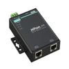 MOXA NPort 5210 w/Adapter 2 Port Serial Device Server, 10/100M Ethernet, RS-232, RJ45 8pin, 15KV ESD, 110V or 230V view 2