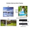 iseevy 6 Channel Video Wall Controller 2x3 3x2 HDMI DVI VGA USB Video Processor with RS232 Control for 6 TV Splicing view 3