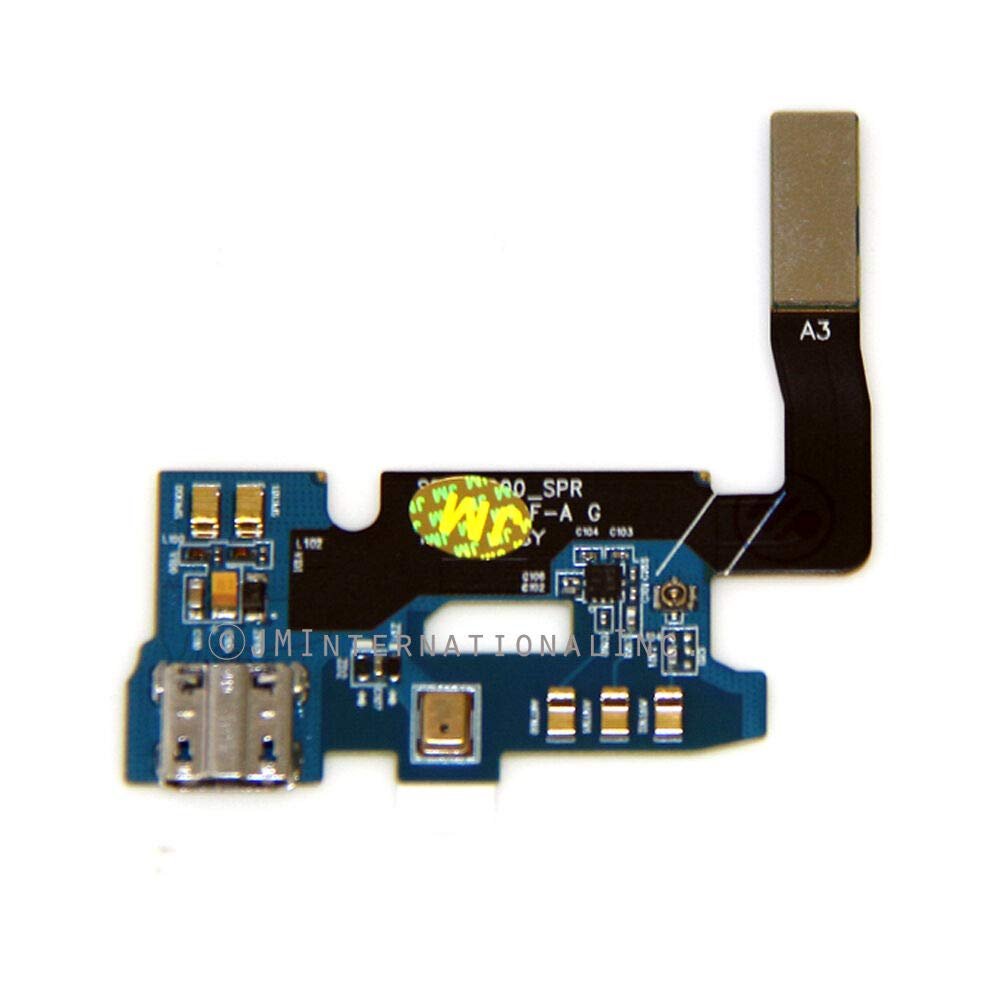 ePartSolution_USB Charger Charging Port Dock Connector USB Port Microphone Mic Flex Cable for Samsung Galaxy Note 2 SPH-L900 Sprint , U.S. Cellular Replacement Part
