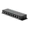PoE Texas 8-Port Passive Midspan PoE Injector with 48V 120W Power - Network Switch Upgrade for IP Cameras, VoIP Phones, WiFi Access Points - IEEE 802.3af/at Compatible - 10/100 Mbps Fast Ethernet view 1
