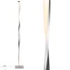 Brightech Helix LED Bright Floor Lamp for Living Rooms & Bedrooms, 48" Tall Pole Lamp, Dimmable Standing Lamp - Platinum Silver view 1