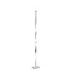 Brightech Helix LED Bright Floor Lamp for Living Rooms & Bedrooms, 48" Tall Pole Lamp, Dimmable Standing Lamp - Platinum Silver view 4