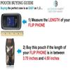 AH Military Grade Hunting Tree Camo Pouch for Flip Cell Phone Holster Carrier Holder Clip Nylon Belt Compatible with Palm Phone Gusto 3 Cadence, DuraXTP, Jitterbug & Most FLIP Phones, Insulin Pump view 2