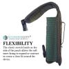 AH Military Grade Hunting Tree Camo Pouch for Flip Cell Phone Holster Carrier Holder Clip Nylon Belt Compatible with Palm Phone Gusto 3 Cadence, DuraXTP, Jitterbug & Most FLIP Phones, Insulin Pump view 4