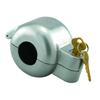 Prime-Line EP 4180 Doorknob Lock-Out Device  Doorknob Lock with Key to Block Access to Keyhole, Removeable and Easy to Use, Fits Round Doorknobs with Max Diameter of 2-7/8 in., Gray (Single Pack) view 1