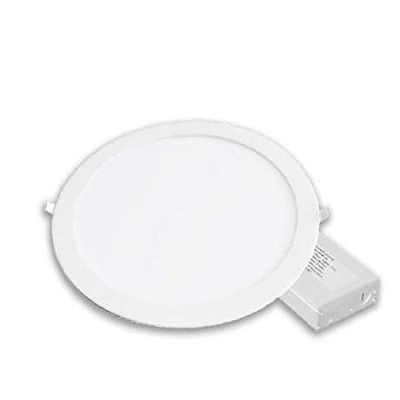 LED FANTASY 11-Inch 24W 120V Recessed Ultra Thin Ceiling LED Light Retrofit Downlight Wafer Panel Slim IC Rated ETL Energy Star 1920 Lumens (5000K, 1 Pack)