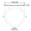 LED FANTASY 11-Inch 24W 120V Recessed Ultra Thin Ceiling LED Light Retrofit Downlight Wafer Panel Slim IC Rated ETL Energy Star 1920 Lumens (5000K, 1 Pack) view 2