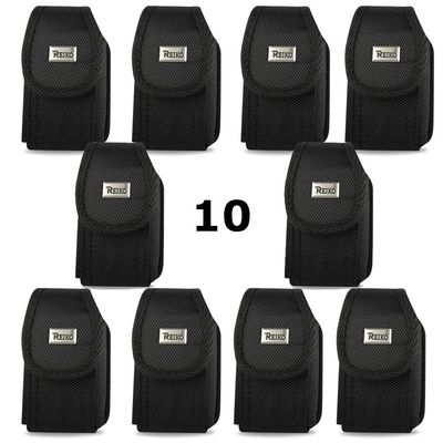 Contractor Pack of 10 Rugged Heavy Duty Cases with Metal Clip and Belt Loop for Sonim XP8
